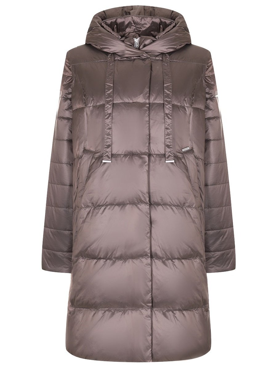 Daunenmantel und lange Weste in Style – in Farbe Taupe