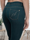 719900-722-69 - Gina Damenjeans Straight Fit in  Petrol