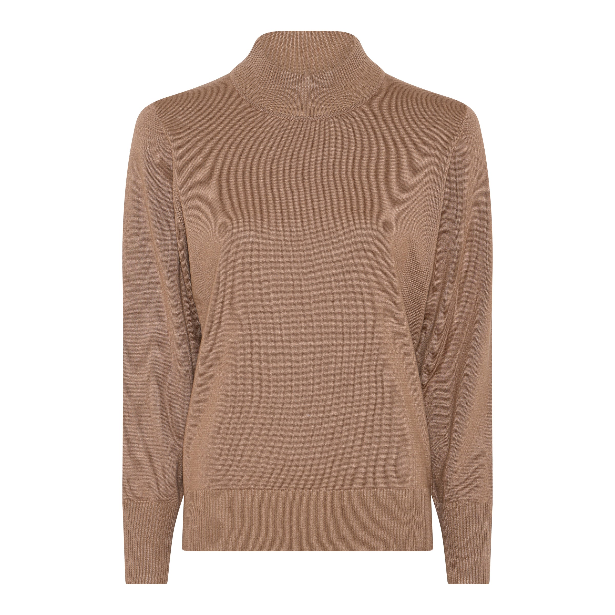 150135 Rollkragenpullover in  Schwarz oder Latte