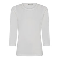 178 171 Elegantes Jersey-Shirt mit Zierstein-Dekor