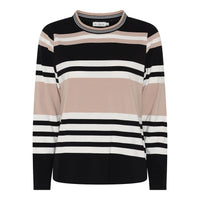 182187 Langarmshirt mit Streifen in verschiedene Farben