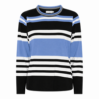 182187 Langarmshirt mit Streifen in verschiedene Farben