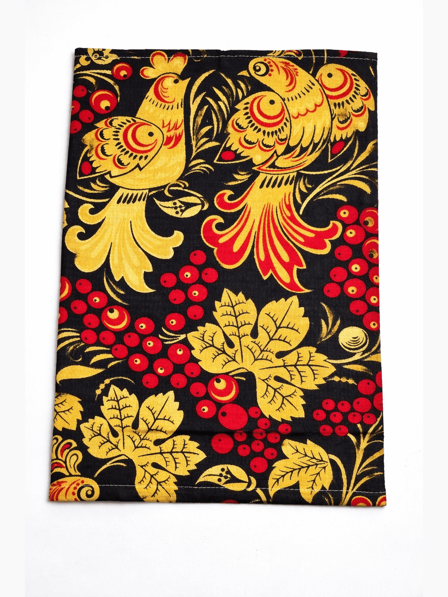 Chochloma Geschirrtücher 2er Set, 100% Baumwolle