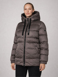 321000-206-770 Damen Steppjacke mit Kapuze