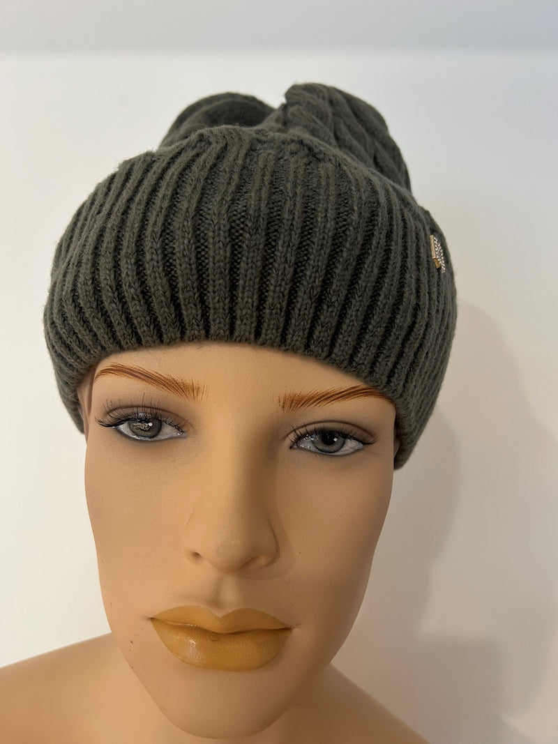 25 W I 91 - Strickmütze mit Rippstruktur