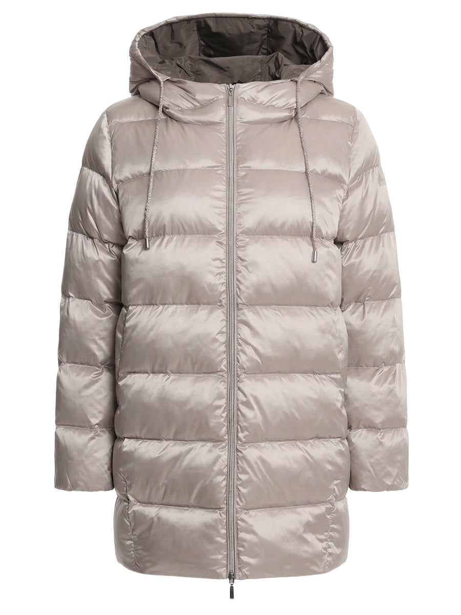 317300-206-187 Damen Winter Steppjacke mit Kontrastverarbeitung