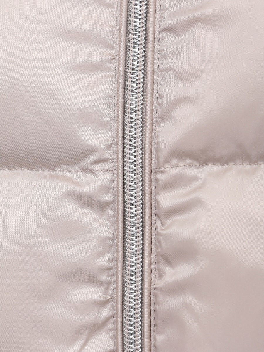 317300-206-187 Damen Winter Steppjacke mit Kontrastverarbeitung