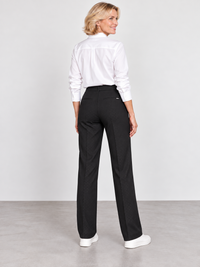 898000-543-99 june Elegante Damenhose aus Rhinestone-Jersey – Schwarz