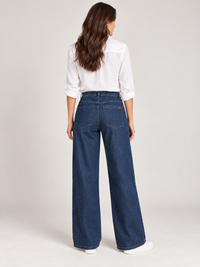 896600-171-89 Ppep Damenjeans Wide Leg – Dunkelblau