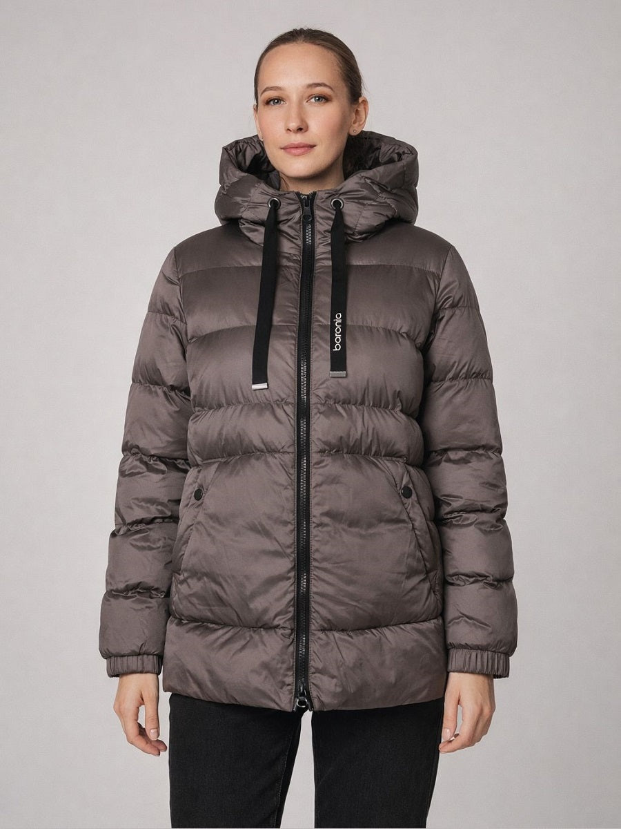 321000-206-770 Damen Steppjacke mit Kapuze