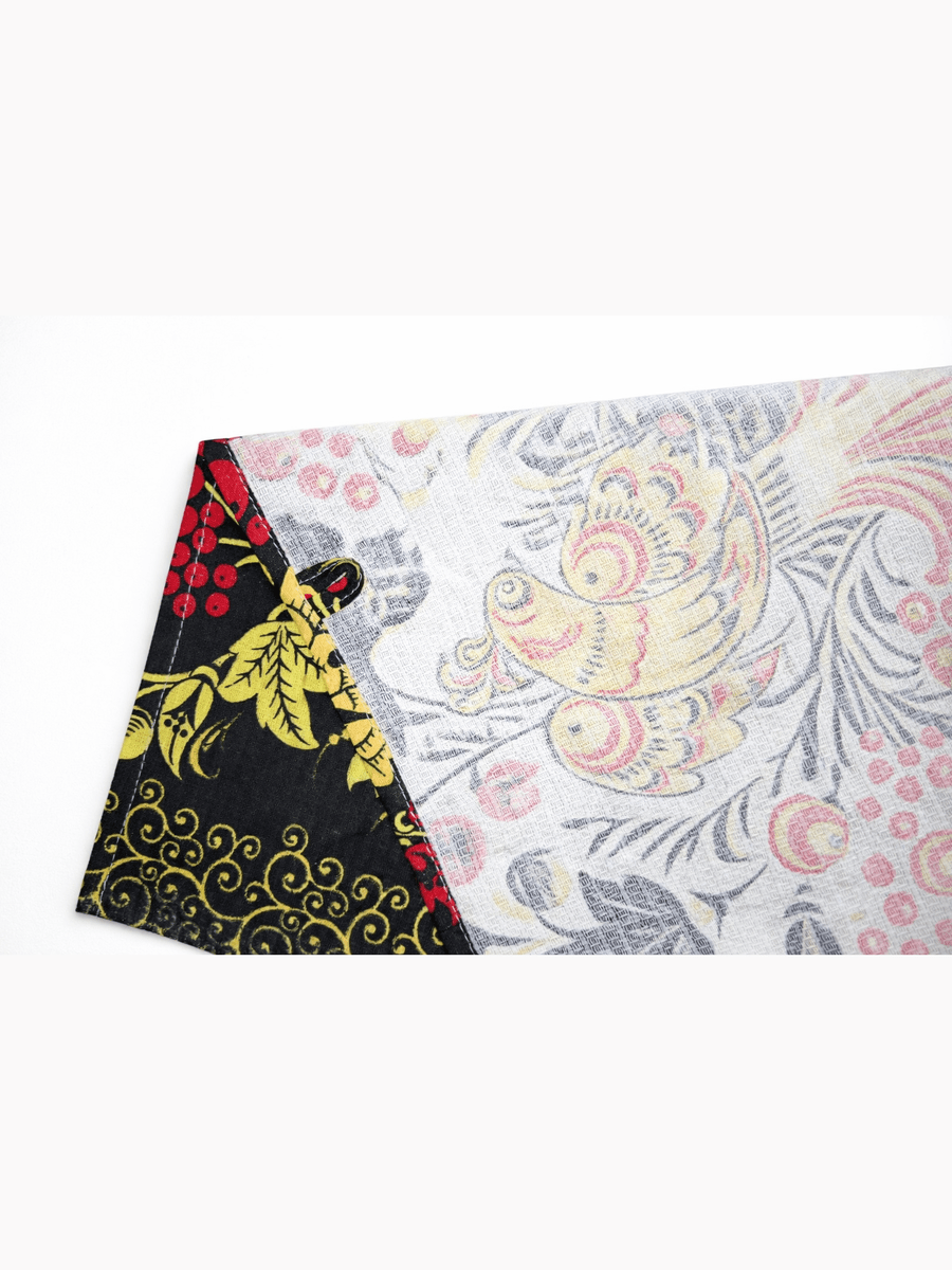 Chochloma Geschirrtücher 2er Set, 100% Baumwolle