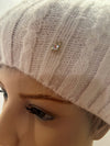 25 W P 38 Weiche Strickmütze in Zopfmuster