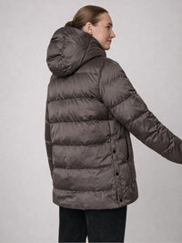 321000-206-770 Damen Steppjacke mit Kapuze