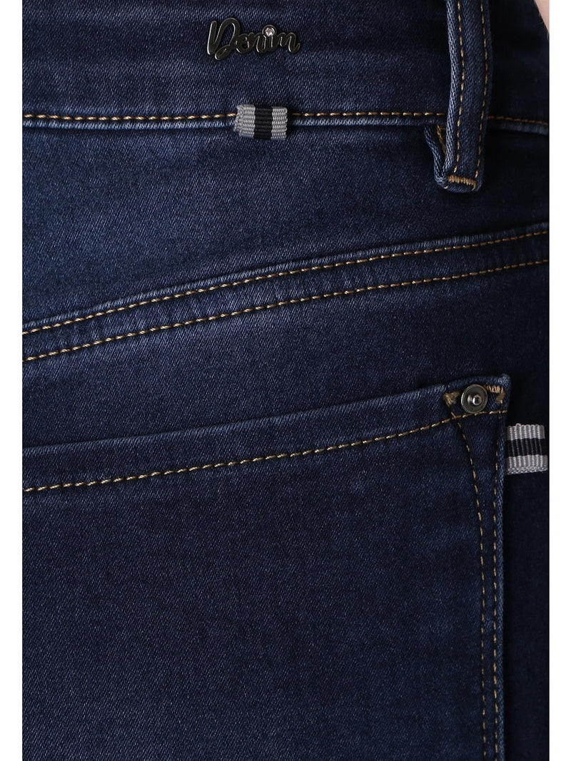 837600-140-4-889 - Kelly  - Damen Jeans aus warmen Luxus- Stretch-Denim in Mom's Fit