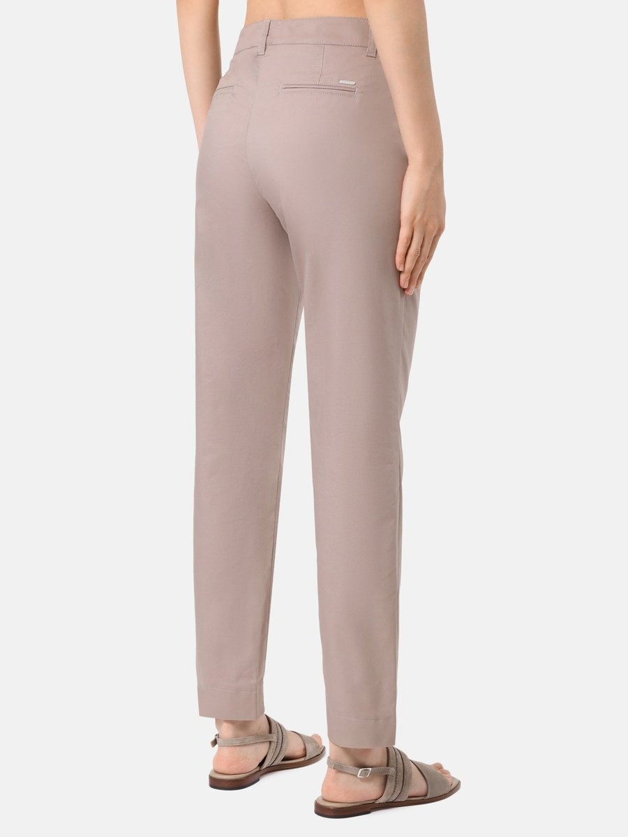 848900-512-76 Amy- Chino Damenhose in Taupe