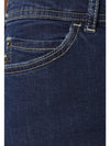 852500-144-88 Clara - Damenjeans in Straight Fit in Blau aus Power-Stretch-Denim