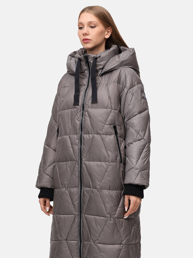 120100-206-780 Steppmantel in Eco-Daune mit Kapuze