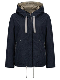 315700-238-807 - Damen Übergangsjacke mit Kapuze - navy/ light taupe