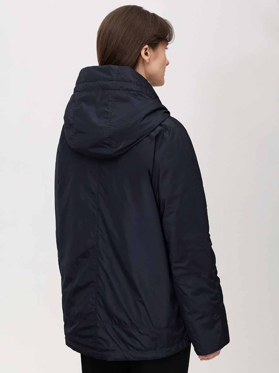315700-238-807 - Damen Übergangsjacke mit Kapuze - navy/ light taupe