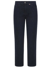 861400-779-59 - Vicky - Damenjeans Straight Fit in Dunkel Blau