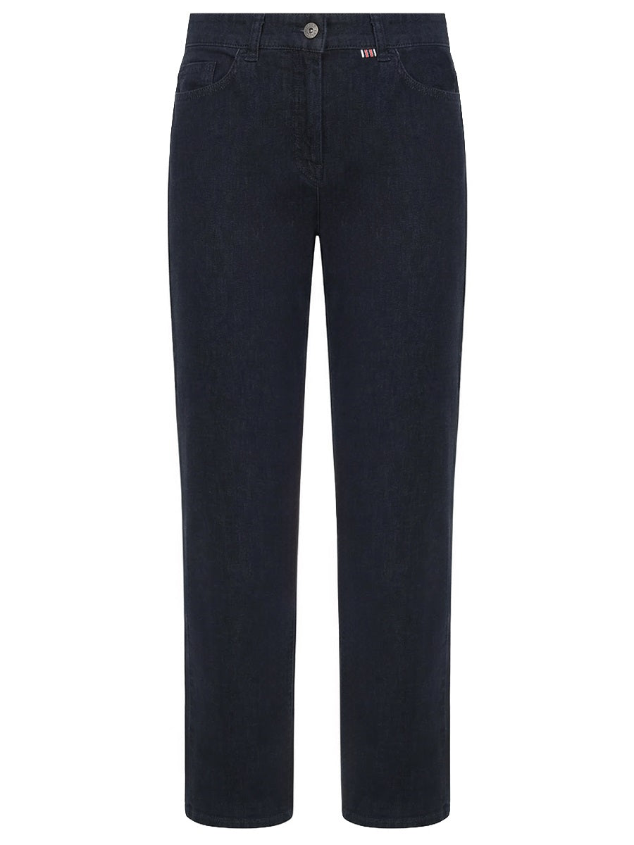 861400-779-59 - Vicky - Damenjeans Straight Fit in Dunkel Blau