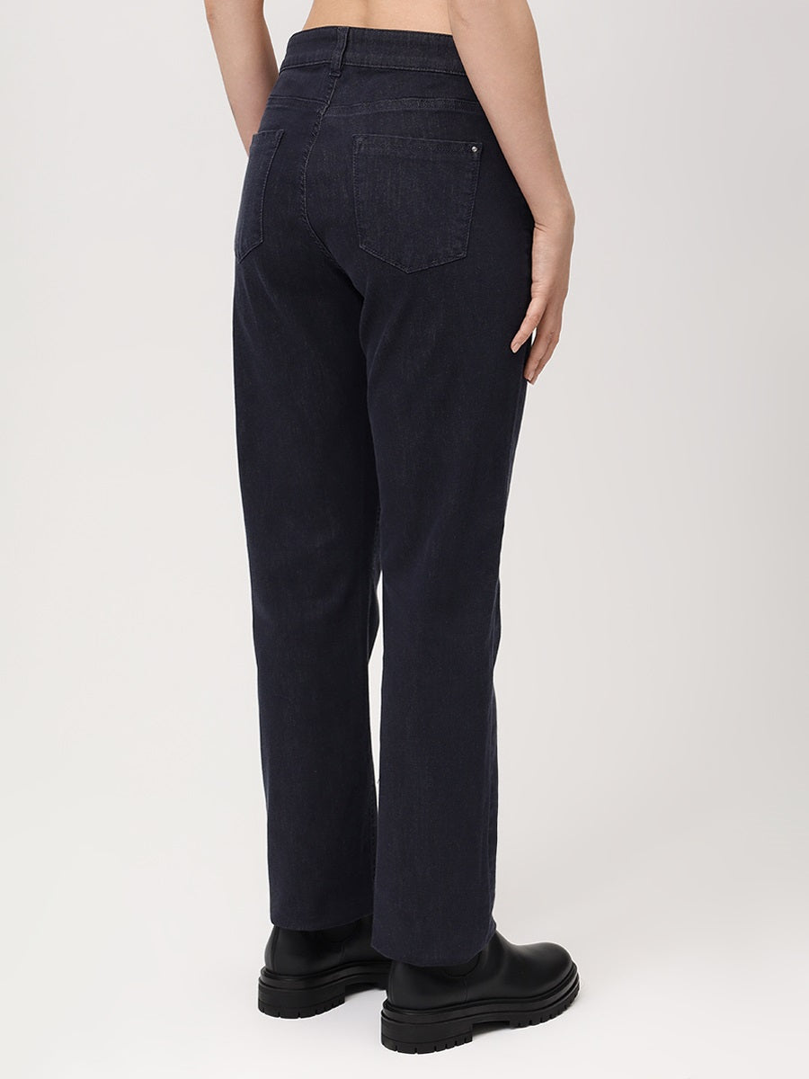 861400-779-59 - Vicky - Damenjeans Straight Fit in Dunkel Blau