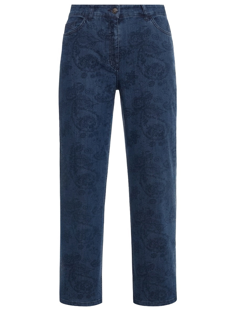 779400-720-87 - Vicky - Damenjeans mit geradem Bein Straight Fit in Dunkel Blau