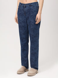 779400-720-87 - Vicky - Damenjeans mit geradem Bein Straight Fit in Dunkel Blau