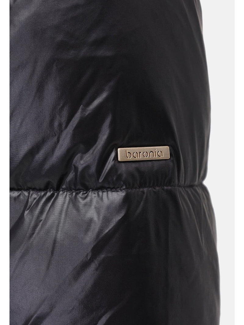 123300-150-900 Steppjacke in Schwarz