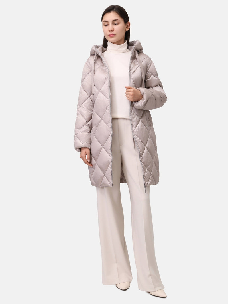 124200-206 Daunenmantel Damen lang