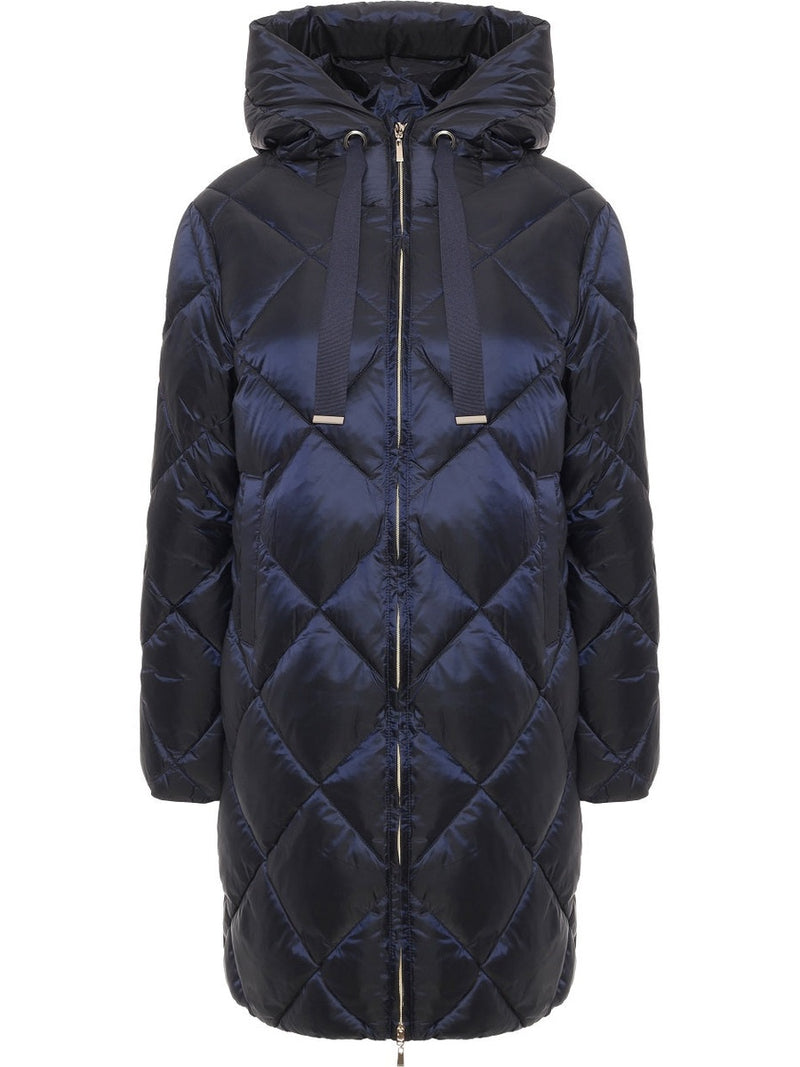 124200-206 Daunenmantel Damen lang