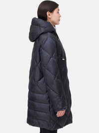 124200-206 Daunenmantel Damen lang