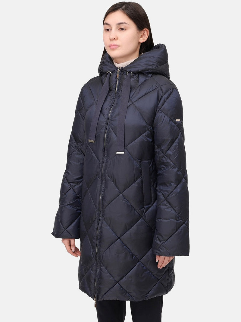 124200-206 Daunenmantel Damen lang