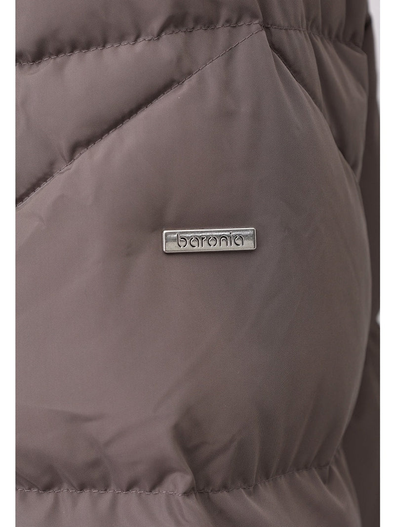 123200-238 Damen Steppmantel mit Kapuze