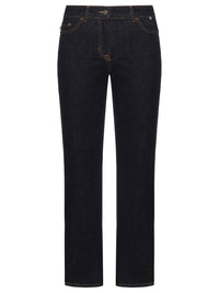 868100-148-89 Vivian -  Flared Damen Jeans in blau