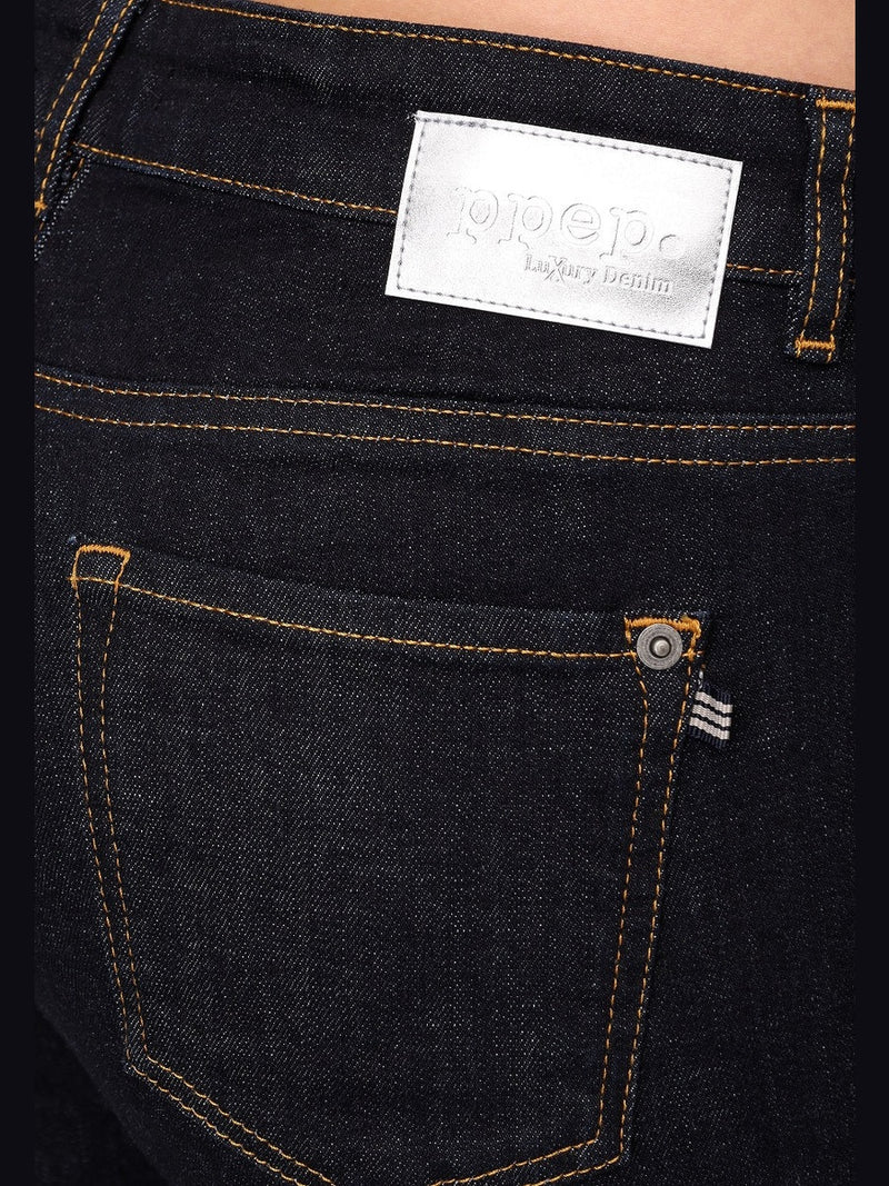 868100-148-89 Vivian -  Flared Damen Jeans in blau