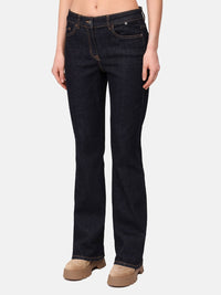 868100-148-89 Vivian -  Flared Damen Jeans in blau