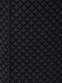865300-780-9 Damen Jacquard Hosen in schwarz/grau