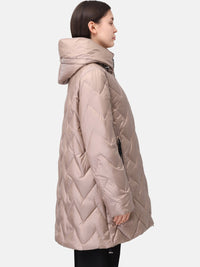 124000-206-790 Sportive Steppjacke mit Kapuze