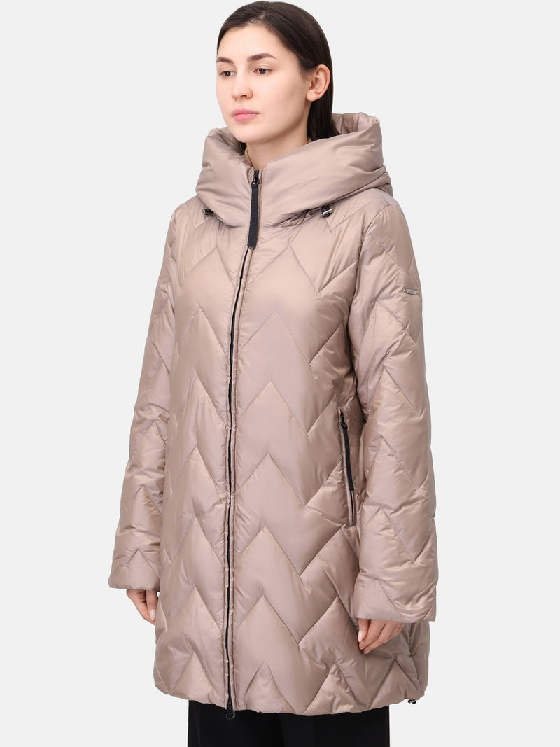 124000-206-790 Sportive Steppjacke mit Kapuze