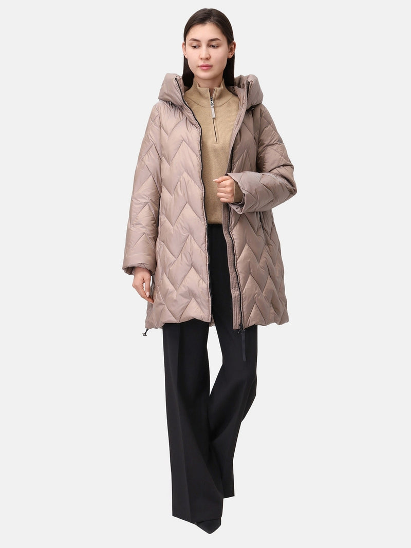 124000-206-790 Sportive Steppjacke mit Kapuze