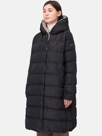 124100-238-907 Damen Wintermantel in Schwarz