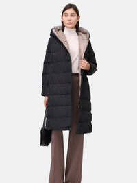 124100-238-907 Damen Wintermantel in Schwarz