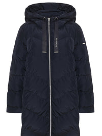 124600-238-800 Damenjacke mit Kapuze in navy
