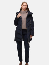 124600-238-800 Damenjacke mit Kapuze in navy