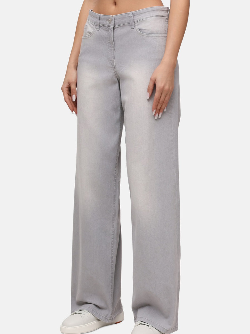 869500-735-95 Hanna - Damenjeans Wide Leg aus authentischem Denim