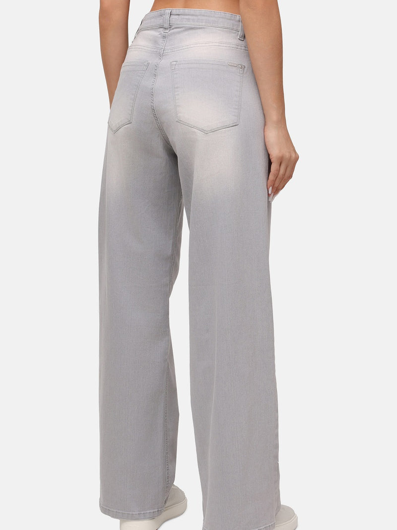 869500-735-95 Hanna - Damenjeans Wide Leg aus authentischem Denim