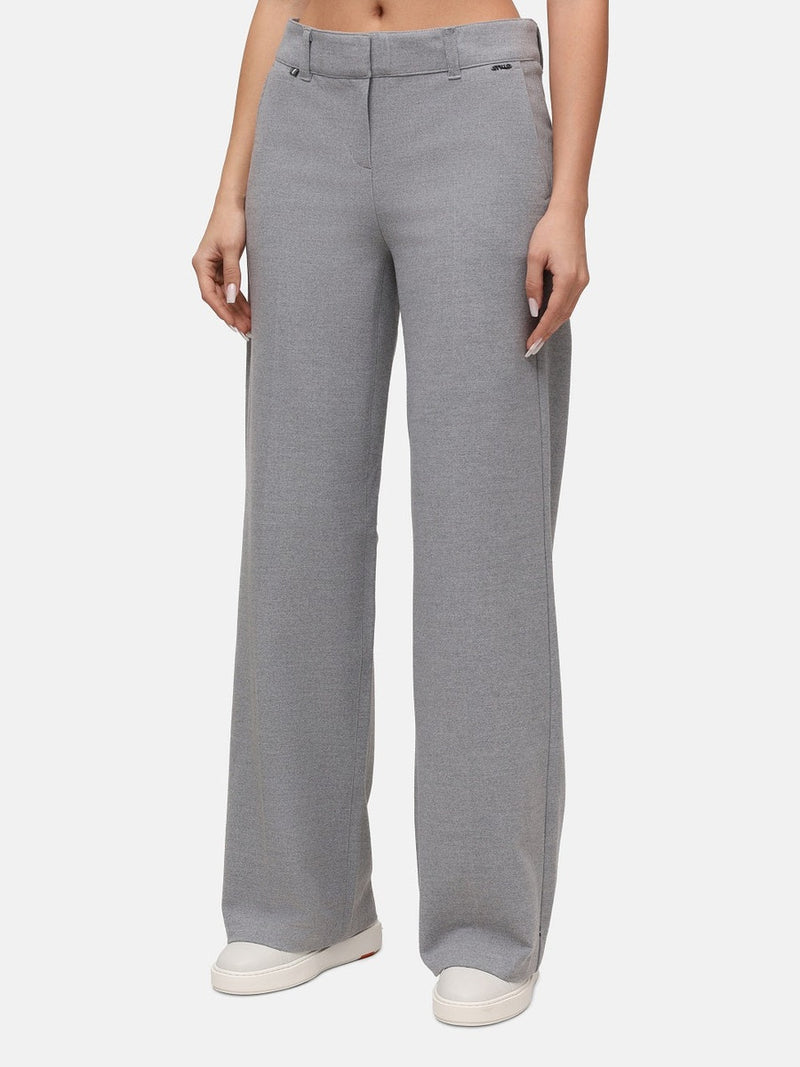 887300-784-95 Josie Elegante Palazzo Hose aus Cosy Flanel