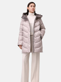 125500-206 Damen Daunejacke mit Kapuze