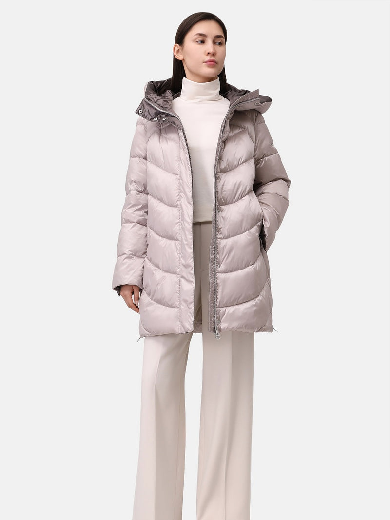 125500-206 Damen Daunejacke mit Kapuze